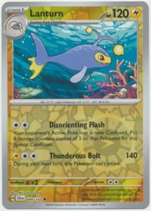 Lanturn - 049/142 - Reverse Holo - Uncommon
