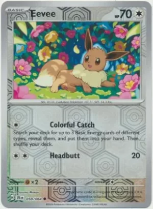Eevee - 050/064 - Reverse Holo - Common
