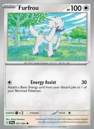 Furfrou - 051/064 - Non Holo - Common