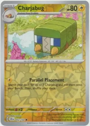 Charjabug - 052/142 - Reverse Holo - Common