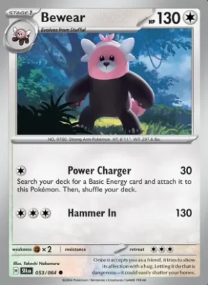 Bewear - 053/064 - Non Holo - Common