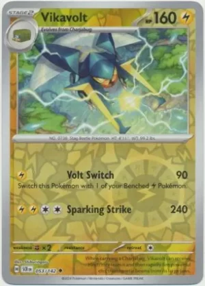 Vikavolt - 053/142 - Reverse Holo - Uncommon