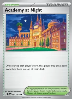 Academy At Night - 054/064 - Non Holo - Uncommon