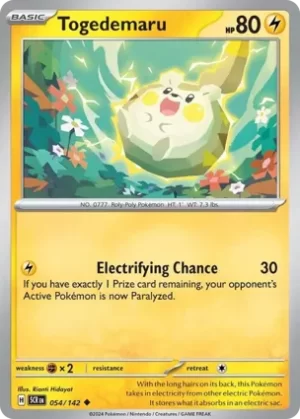 Togedemaru - 054/142 - Non Holo - Uncommon
