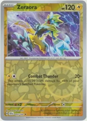Zeraora - 055/142 - Reverse Holo - Rare