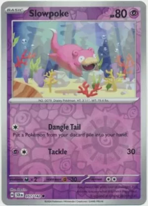 Slowpoke - 057/142 - Reverse Holo - Common