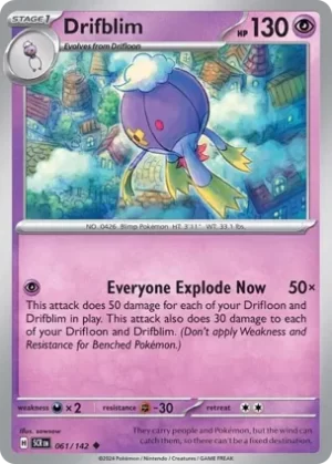 Drifblim - 061/142 - Non Holo - Uncommon