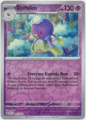 Drifblim - 061/142 - Reverse Holo - Uncommon