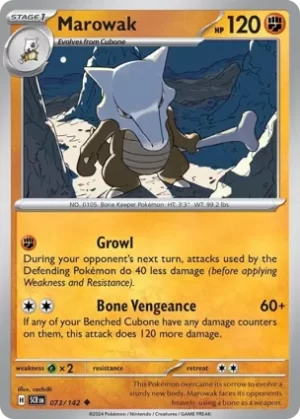 Marowak - 073/142 - Non Holo - Uncommon