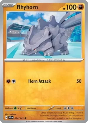Rhyhorn - 074/142 - Non Holo - Common