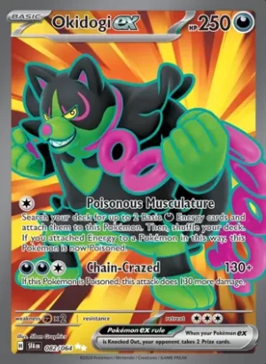 Okidogi Ex - 082/064 - Holo - Ultra Rare