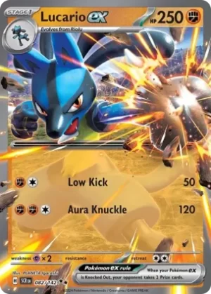 Lucario Ex - 082/142 - Holo - Double Rare