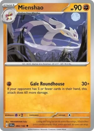 Mienshao - 084/142 - Non Holo - Uncommon