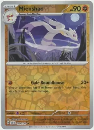 Mienshao - 084/142 - Reverse Holo - Uncommon