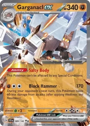 Garganacl Ex - 089/142 - Holo - Double Rare