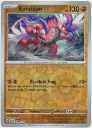 Koraidon - 090/142 - Reverse Holo - Uncommon