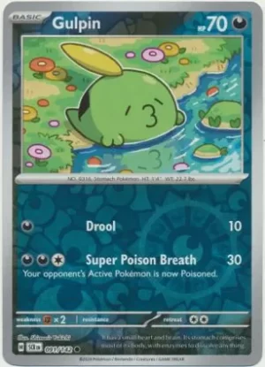 Gulpin - 091/142 - Reverse Holo - Common