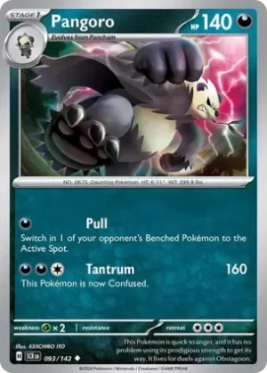 Pangoro - 093/142 - Non Holo - Uncommon