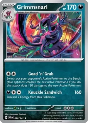 Grimmsnarl - 096/142 - Holo - Rare
