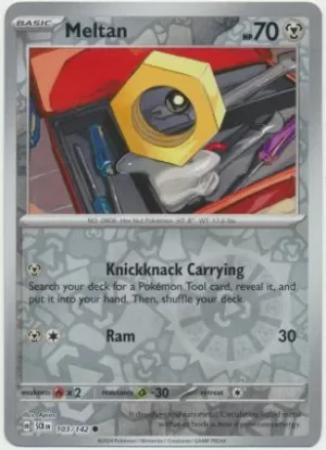 Meltan - 103/142 - Reverse Holo - Common