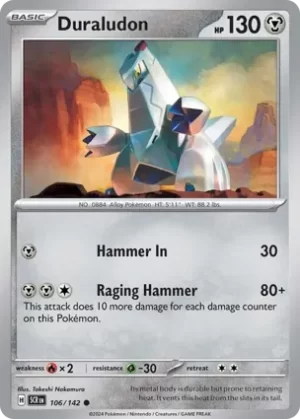 Duraludon - 106/142 - Non Holo - Common