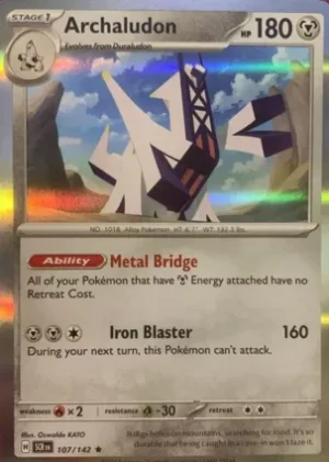 Archaludon - 107/142 - Holo Promo - Stellar Crown Stamp