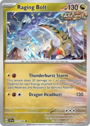 Raging Bolt - 111/142 - Holo - Rare