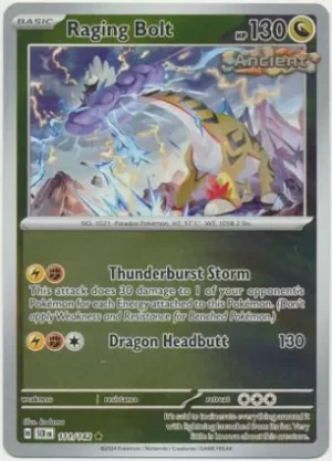 Raging Bolt - 111/142 - Reverse Holo - Rare