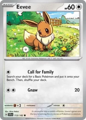 Eevee - 113/142 - Non Holo - Common
