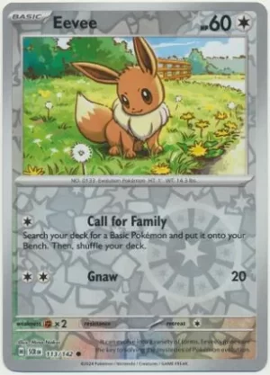 Eevee - 113/142 - Reverse Holo - Common