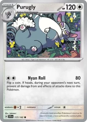 Purugly - 117/142 - Non Holo - Common
