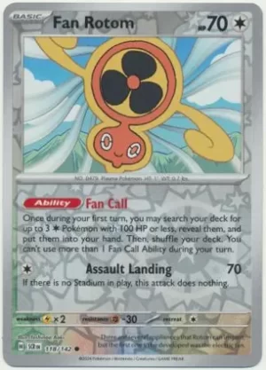 Fan Rotom - 118/142 - Reverse Holo - Common