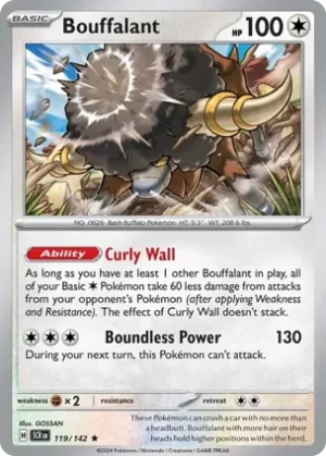 Bouffalant - 119/142 - Holo - Rare