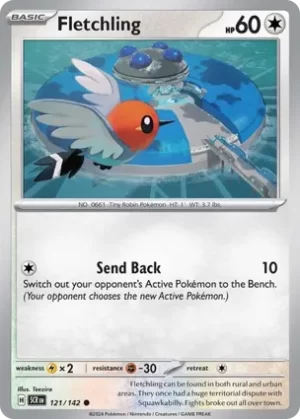 Fletchling - 121/142 - Non Holo - Common