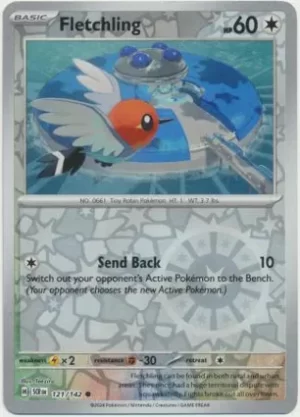 Fletchling - 121/142 - Reverse Holo - Common