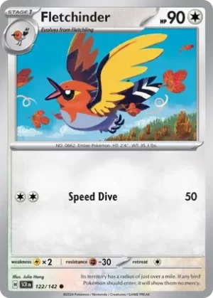 Fletchinder - 122/142 - Non Holo - Common