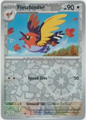 Fletchinder - 122/142 - Reverse Holo - Common