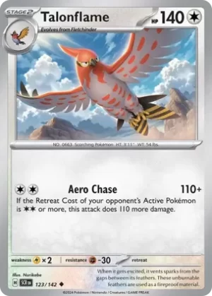 Talonflame - 123/142 - Non Holo - Uncommon