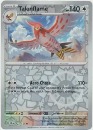 Talonflame - 123/142 - Reverse Holo - Uncommon