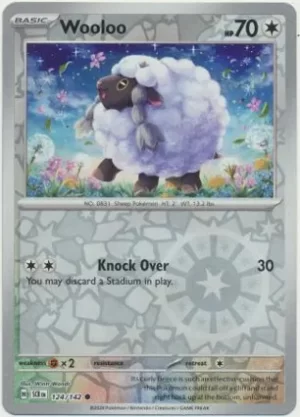 Wooloo - 124/142 - Reverse Holo - Common