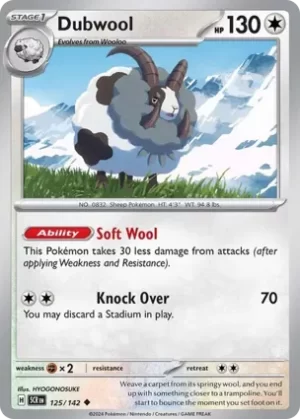 Dubwool - 125/142 - Non Holo - Uncommon