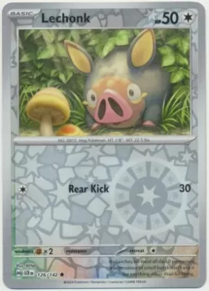 Lechonk - 126/142 - Reverse Holo - Common