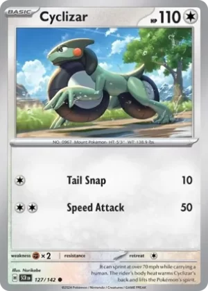 Cyclizar - 127/142 - Non Holo - Common