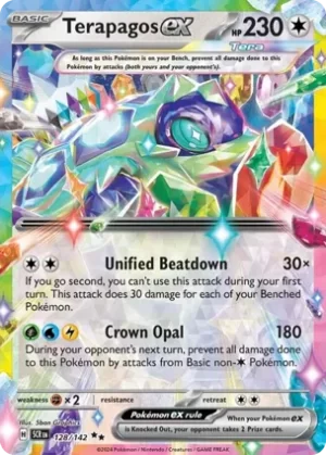 Terapagos EX - 128/142 - Holo - Double Rare