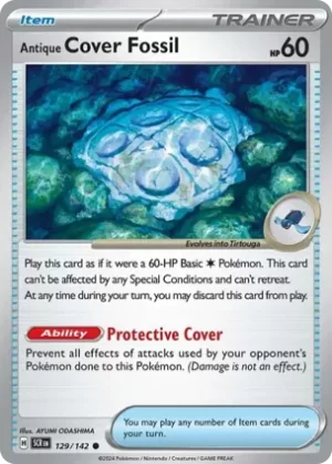 Antique Cover Fossil - 129/142 - Non Holo - Common