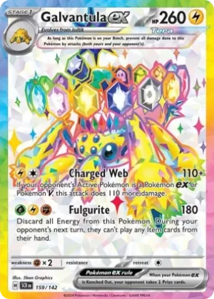 Galvantula Ex - 159/142 - Holo - Ultra Rare