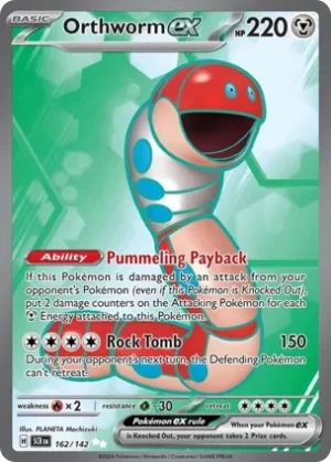 Orthworm Ex - 162/142 - Holo - Ultra Rare