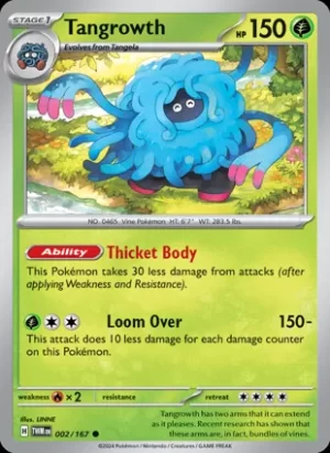 Tangrowth - 002/167 - Non Holo - Common