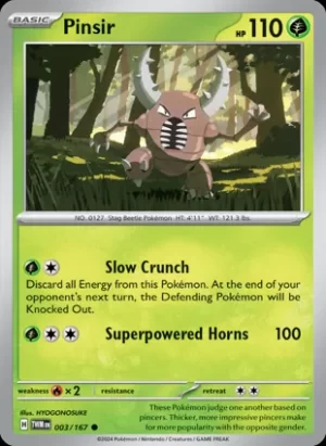 Pinsir - 003/167 - Non Holo - Common