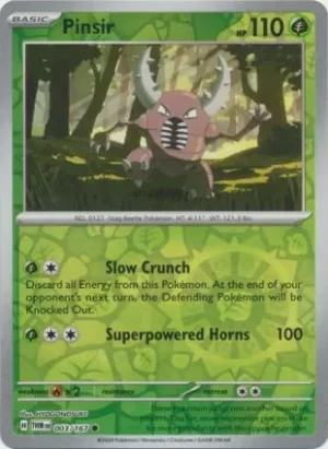 Pinsir - 003/167 - Reverse Holo - Common